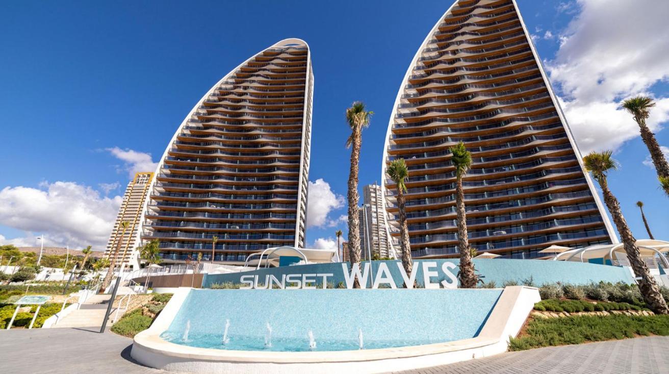 דירות בנידורם Sunset Waves Vistas Al Mar מראה חיצוני תמונה